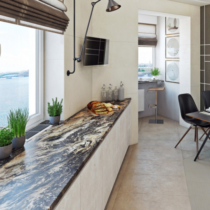 Стільниця LuxeForm W95 Мантінеа, 3600х600х38 (м.пог.) - фото 3 Стільниця LuxeForm W95 Мантінеа, 3600х600х38 (м.пог.) - фото 3