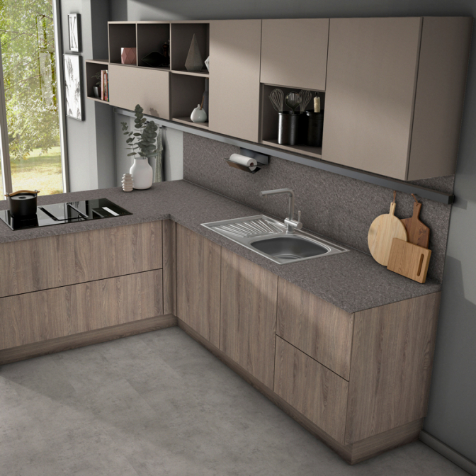 Столешница Egger F620 ST87 Сталь Серебро антрацит, 4100х600х38 - фото 3