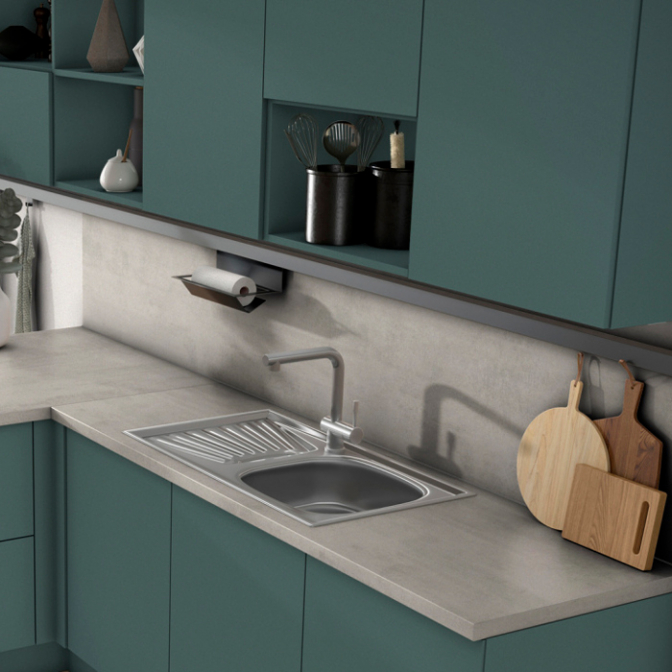 Стільниця Egger F638 ST10 Хромікс срібло, 4100х600х38 - фото 3