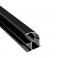 Вертикальний профіль, L=5100 мм, чорний, DC Standard