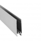 Нижній горизонтальний профіль, L=5500 мм, срібло, DC Standard