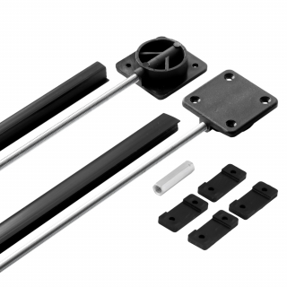 Вирівнювач дверей, L=2250 мм, чорний, Metalimpex Вирівнювач дверей, L=2250 мм, чорний, Metalimpex