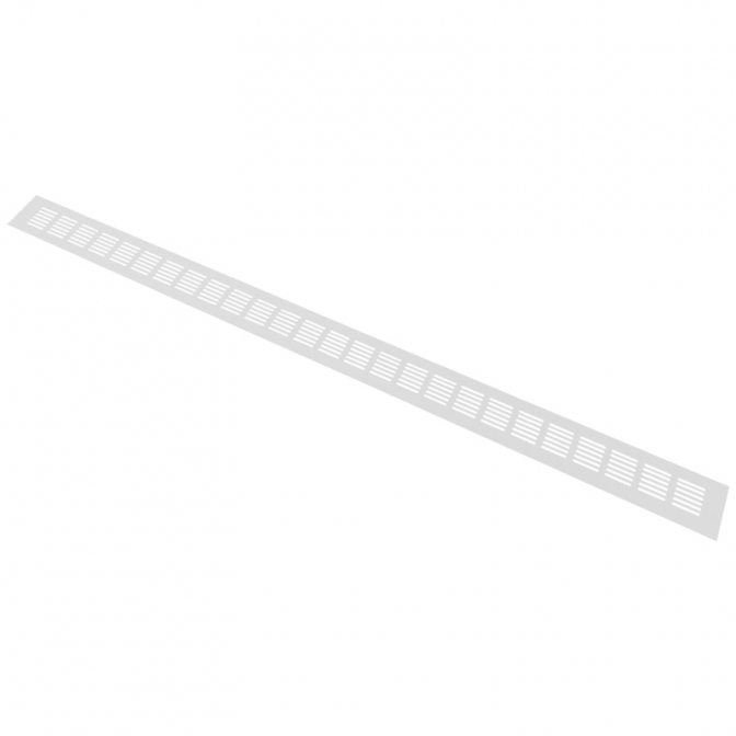 Решітка вентиляційна, 1000х60 мм, біла