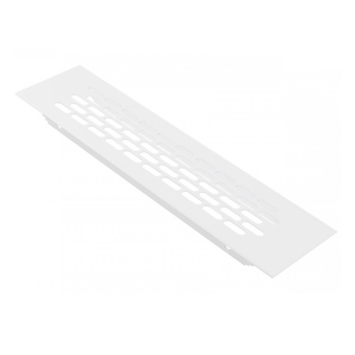 Решітка вентиляційна, 245х60 мм, біла, GTV