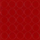 Заглушка самоклеящаяся, 14 мм, 111 ярко красный, Folmag