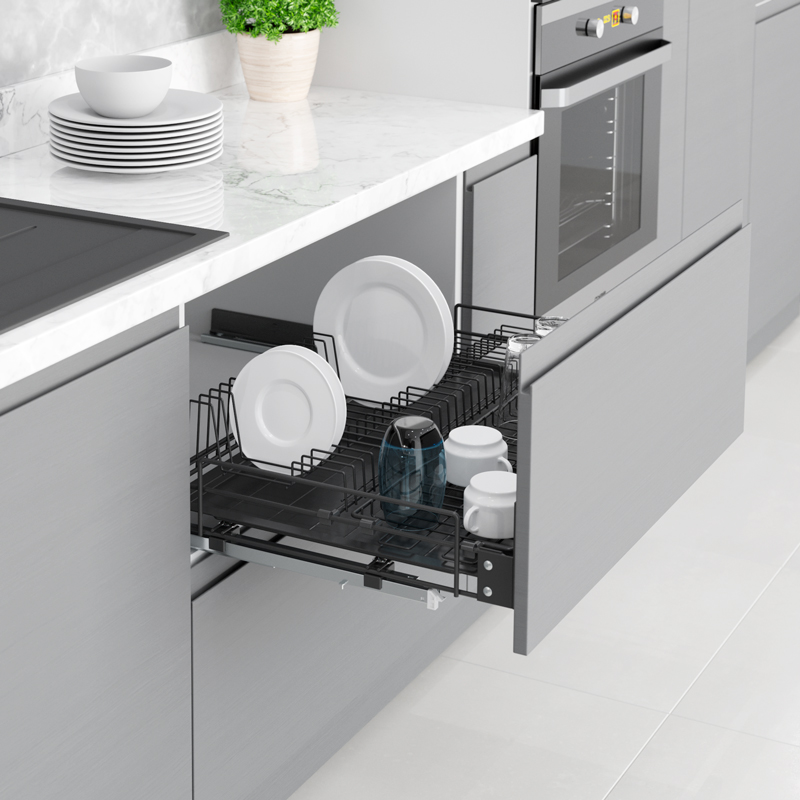 ayuki218218 ページ S Выдвижная сушка для посуды Starax антрацит, L-800мм (12218) от