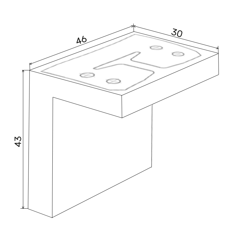 Уголок регулируемый SK, чёрный ? Купить в Украине • Цена в интернет ...